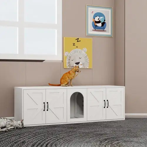 Chic Dual Cat Litter Box & Furniture